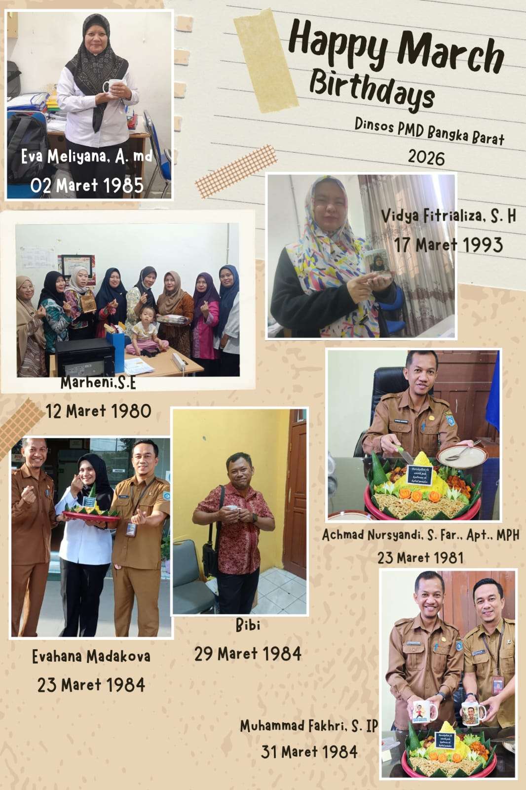 Ulang Tahun Bulan Maret