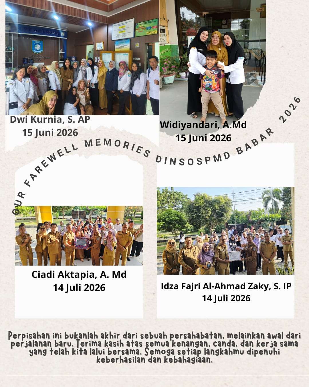 Perpisahan pegawai
